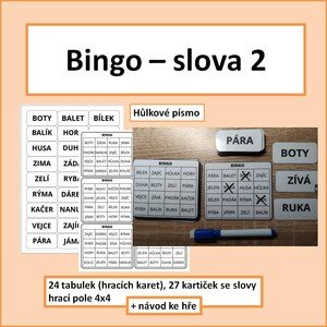 Bingo - slova 2