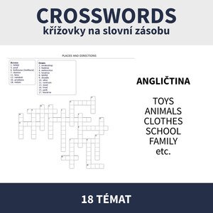 ENG - CROSSWORDS (home, toys, numbers, world around us ad.)