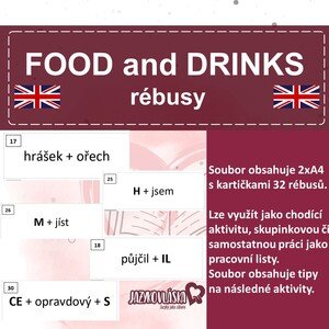 Food and drinks rébusy