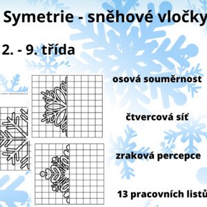 Symetrie - sněhové vločky
