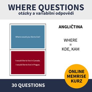 ENG - WHERE / KONVERZAČNÍ KARTIČKY (otázky a odpovědi)