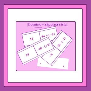 Domino - záporná čísla