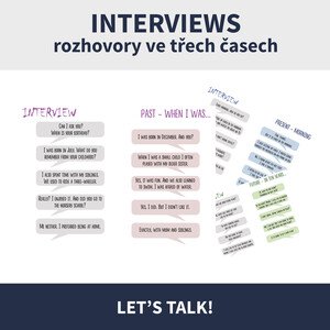 INTERVIEWS II - sada rozhovorů ve třech základních časech (konverzační aktivita)