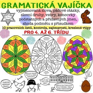 Jarní gramatická vajíčka - pro 4. až 6. ročník