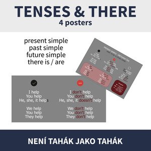 SIMPLE TENSES - present, past, future + vazba there is / are