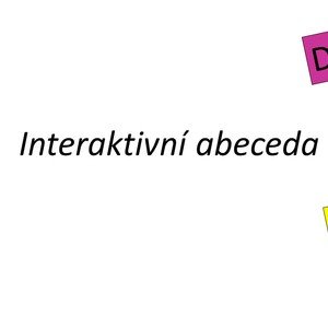 Interaktivní abeceda I