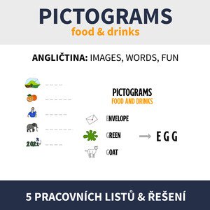 ENG - PICTOGRAMS / FOOD & DRINKS (piktogramy na téma)
