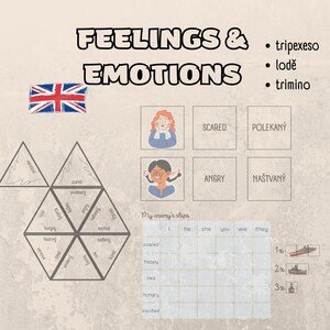 Feelings and emotions - trimino, tripexeso, lodě