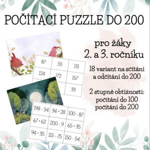 Počítací puzzle do 200