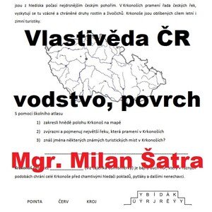 Vlastivěda ČR - vodstvo, povrch