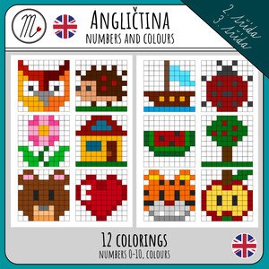 Angličtina - numbers and colours