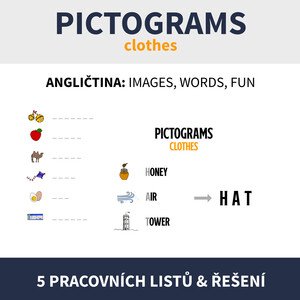 ENG - PICTOGRAMS / CLOTHES (piktogramy na téma)