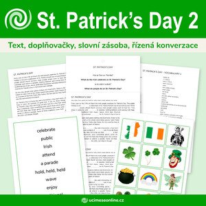 St. Patricks Day 2 - oslavy Dne sv. Patrika, konverzační aktivity