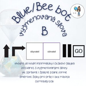 Blue bot/Bee bot vyjmenovaná slova po B