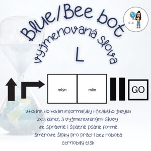 Blue bot/Bee bot vyjmenovaná slova po L