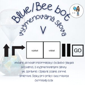 Blue bot/Bee bot vyjmenovaná slova po V