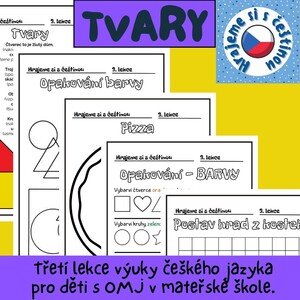 Výuka českého jazyka v MŠ - TVARY