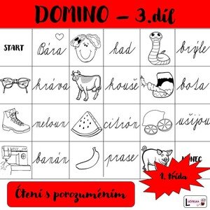 Domino - 3.díl, čtení s porozuměním