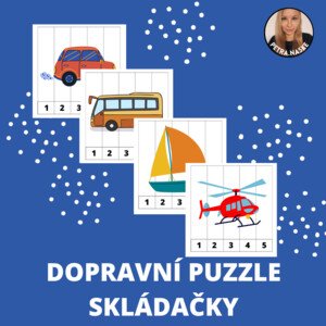 Dopravní puzzle/skládačky