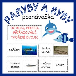  PARYBY a RYBY - poznávačka (domino)