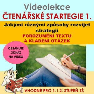 Videolekce - čtenářské strategie 1. část