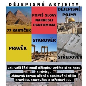 Dějepisné aktivity - pravěk, starověk a středověk 
