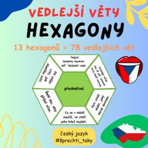 Vedlejší věty - hexagony (78 vedlejších vět)