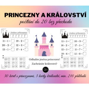 Princezny a království - počítání do 20 bez přechodu