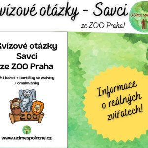 Kvízové otázky – Savci ze ZOO Praha