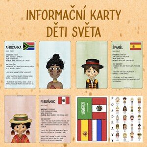 Děti světa - Informační karty