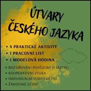 Sada aktivit - Útvary českého jazyka