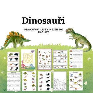 Dinosauři - pracovní listy nejen do školky