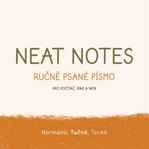 Neat Notes - ručně psané písmo pro počítač, iPad a web