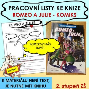 Čtenářský list - Romeo a Julie - KOMIKS