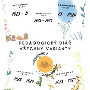 Pedagogický diář / učitelský deník - všechny varianty