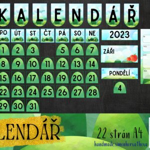 Kalendář, roční období, výzdoba třídy