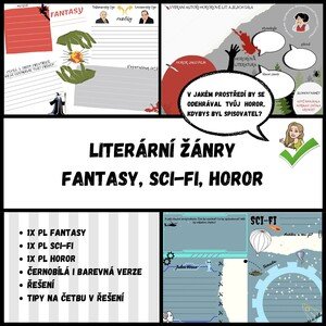 Literární žánry - fantasy, sci-fi, horor (2. série)