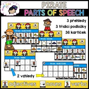 Pirate PARTS OF SPEECH - přehledy a třídící položky