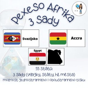 Pexeso Afrika - 3 sady