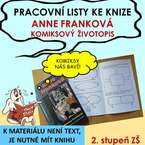 Čtenářské listy ke knize Anne Franková - komiksový životopis