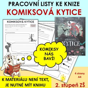 Čtenářské listy ke knize KOMIKSOVÁ KYTICE
