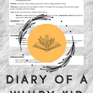 Plán hodiny - Diary of a Wimpy Kid
