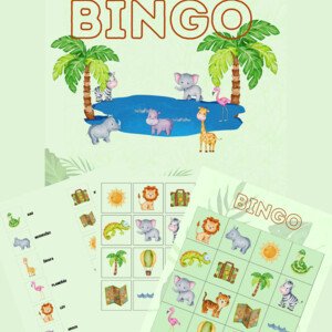 Bingo zvířata ze zoo