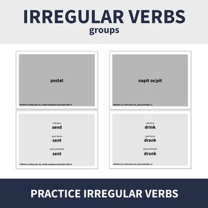 ENG - IRREGULAR VERBS (groups, cards)