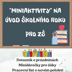 "Miniaktivity" na úvod školního roku 