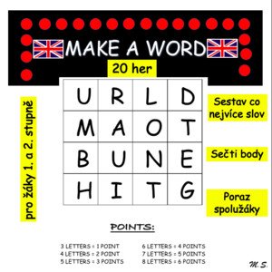 MAKE A WORD - Utvoř slovo