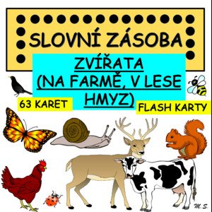 ANIMALS II. - flashcards / ZVÍŘATA II. - flashkarty
