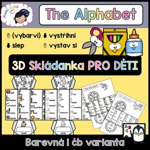 The alphabet - 3D SKLÁDANKA