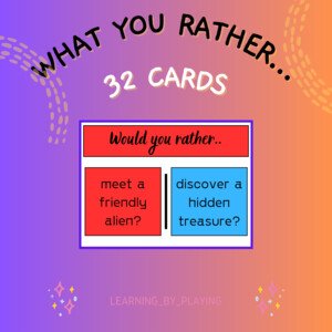 32 WOULD YOU RATHER CARDS