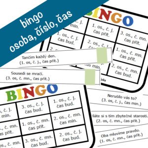 bingo - slovesa (osoba, číslo, čas)